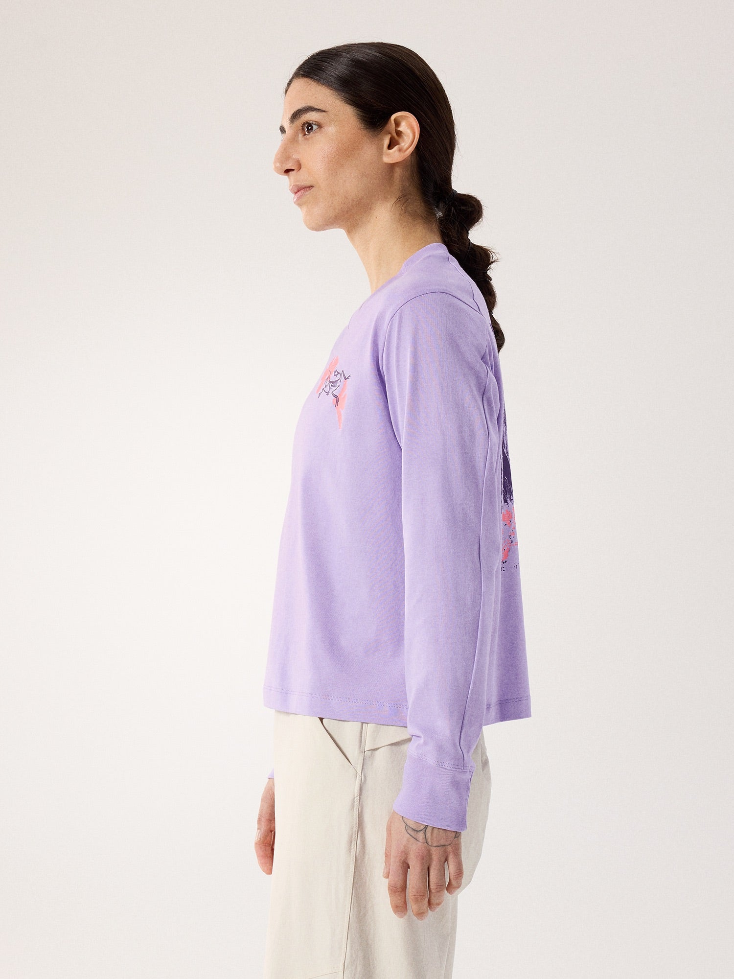Kragg SL Cotton Bloom Crew LS Tee 長袖 女款