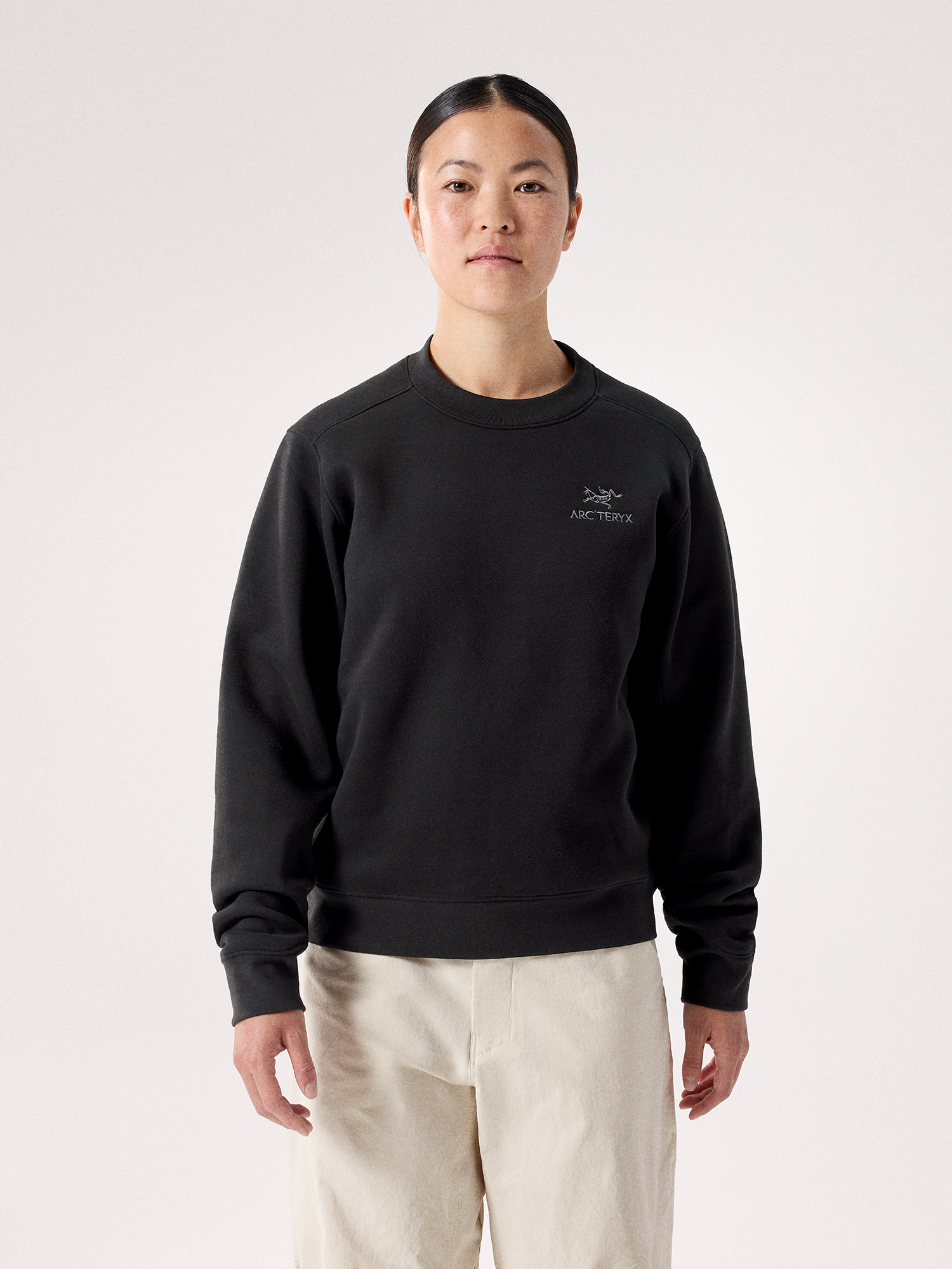 Emblem Fleece Crew 抓絨衫 女款