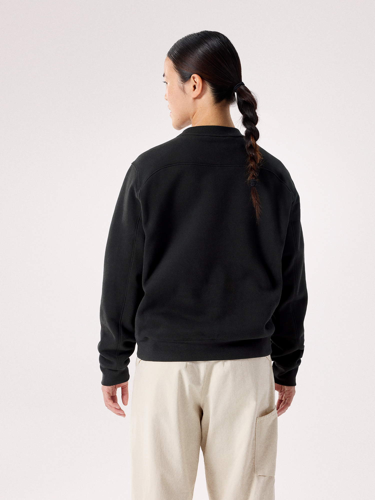 Emblem Fleece Crew 抓絨衫 女款